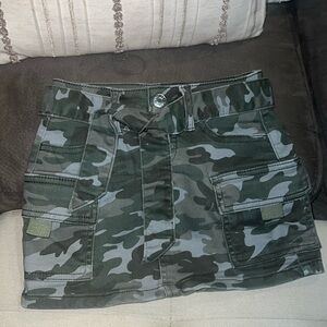 Justice Camo Skirt